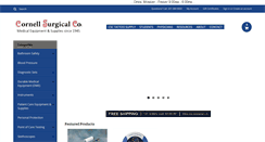 Desktop Screenshot of cornellsurgical.com